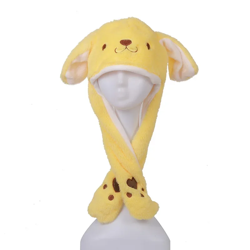 Sanliou Hat Can Move When One Pinches The Ear. Cute Jade Dog Hat Plush Kulomi