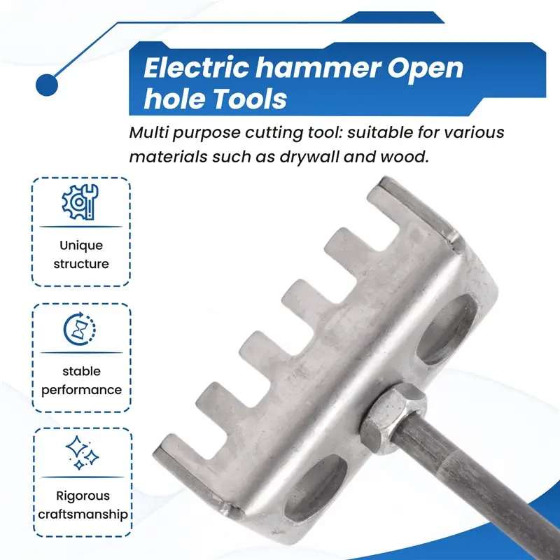 AT21-86-Type Box Wall Socket Slotting Square Hole Cutter Electric Hammer Hole Expansion Installation Electrician