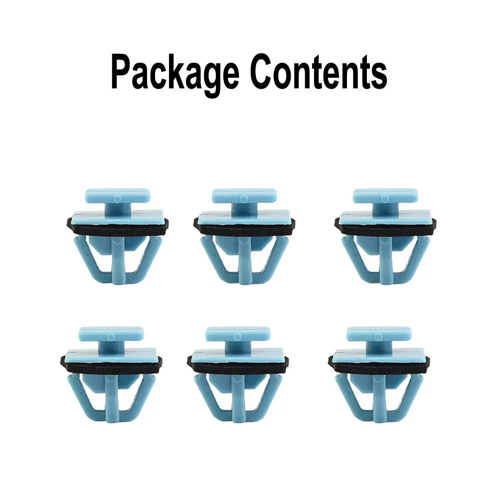 Зажим для внешней отделки с уплотнителем, длина стержня 10 мм, диаметр стержня 14 мм, 30 шт./компл., аксессуары, крепеж, расклешенное крыло