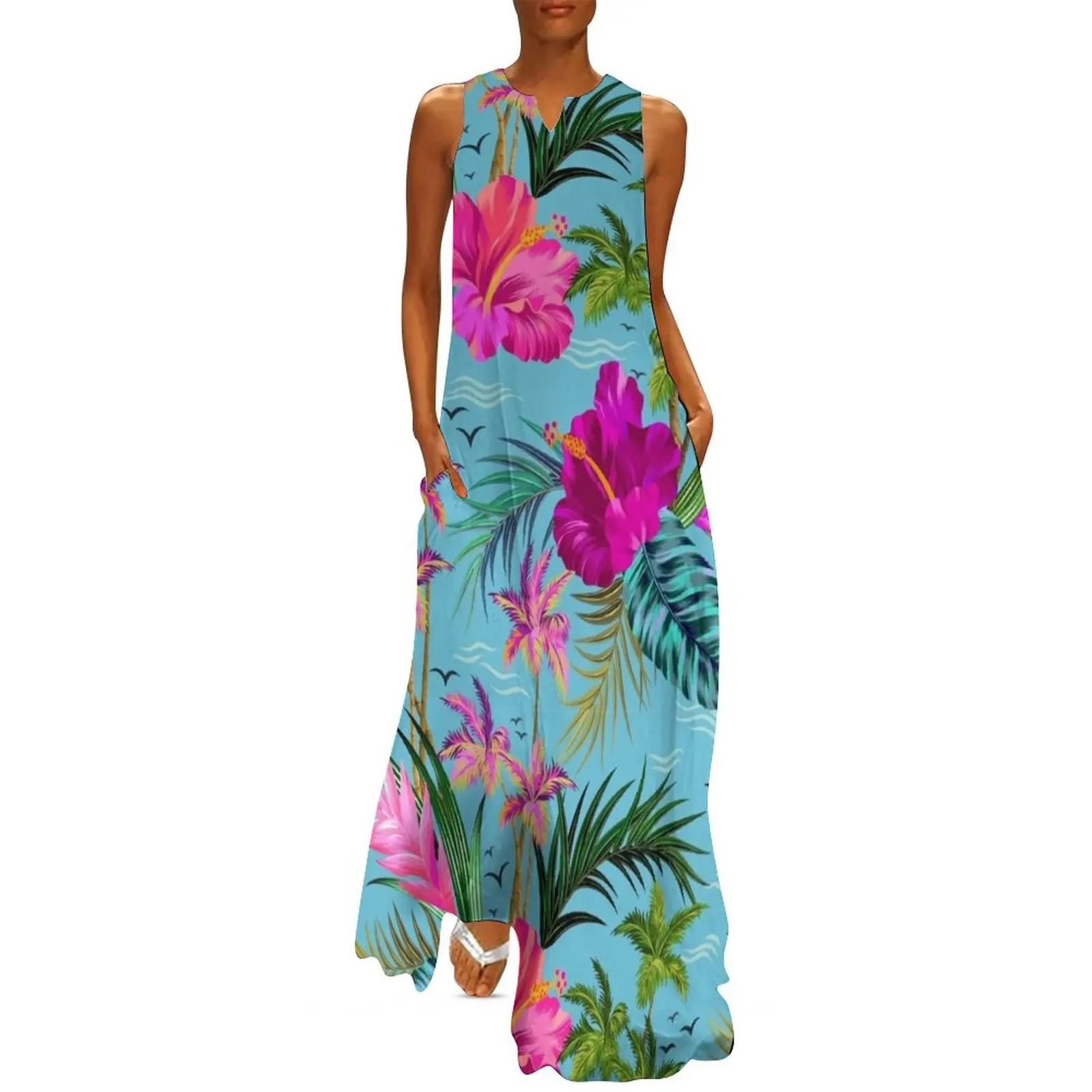 

Hello Hawaii, a stylish retro aloha pattern. Long Dress cocktail dresses Long veiled dresses Dress