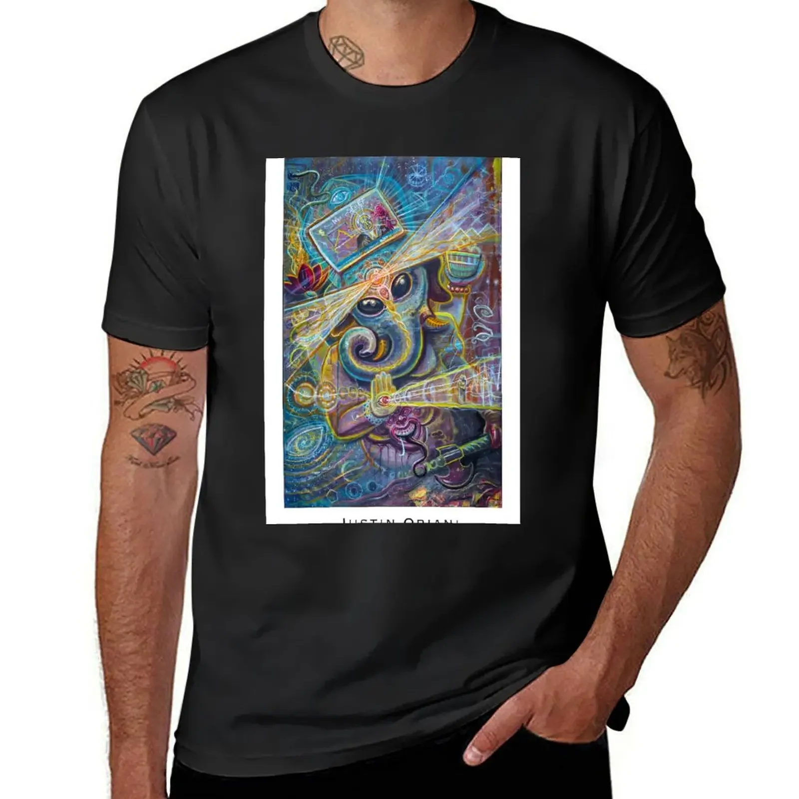

Alien Ganesh T-Shirt topping gifts for boyfriend valentines boutique clothes basketball graphic tees t shirts for men graphic
