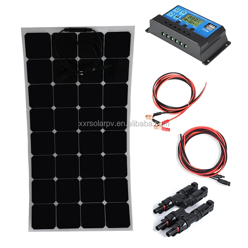 Outdoor Camper Solar Power System 300w With AC Charging For outdoor travel,motorhomes, Camping