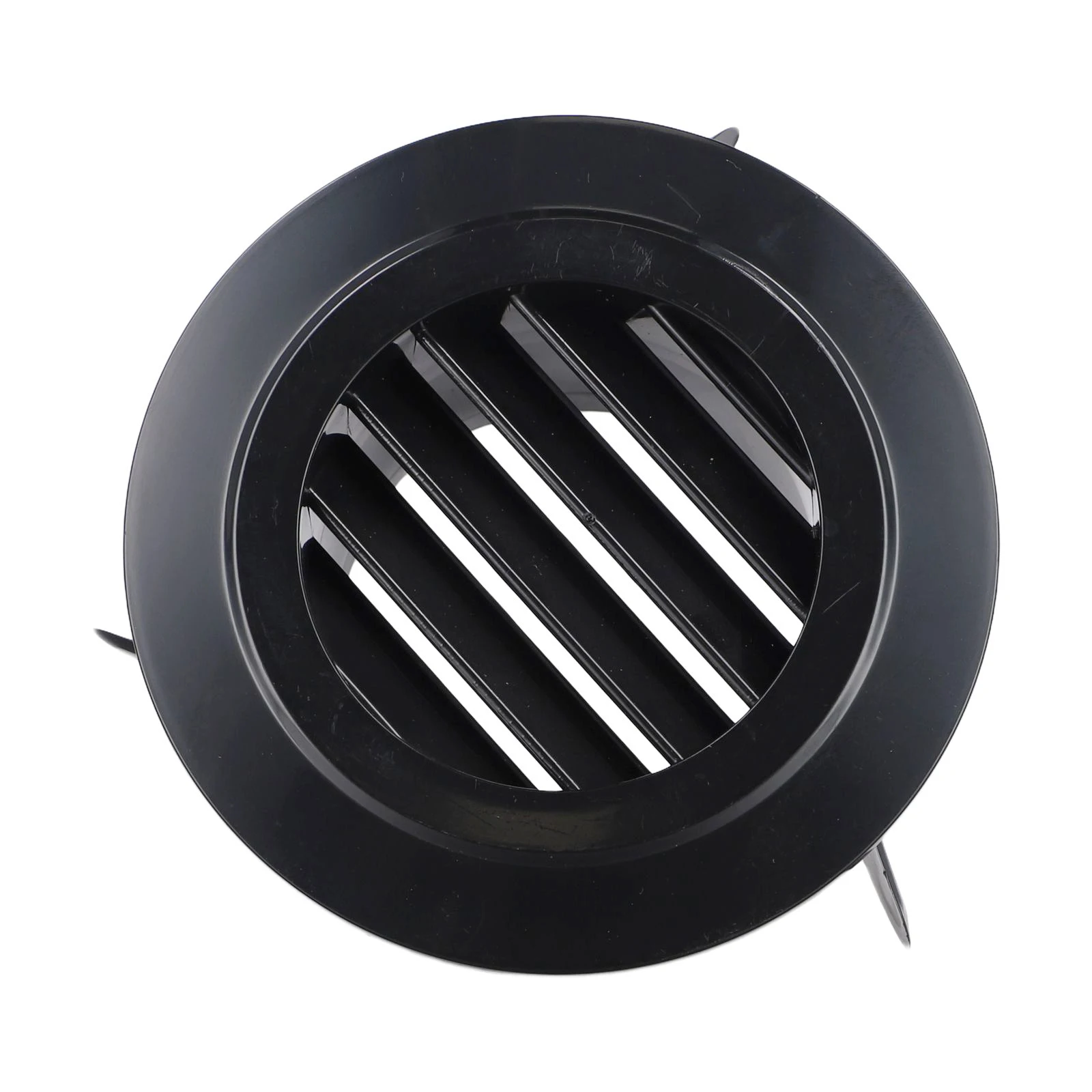 Black ABS Round Ventilation Grille Cover 75-200mm Air Diffuser For Wall Ceiling Mounting For Exhaust For Fresh Air System Duct