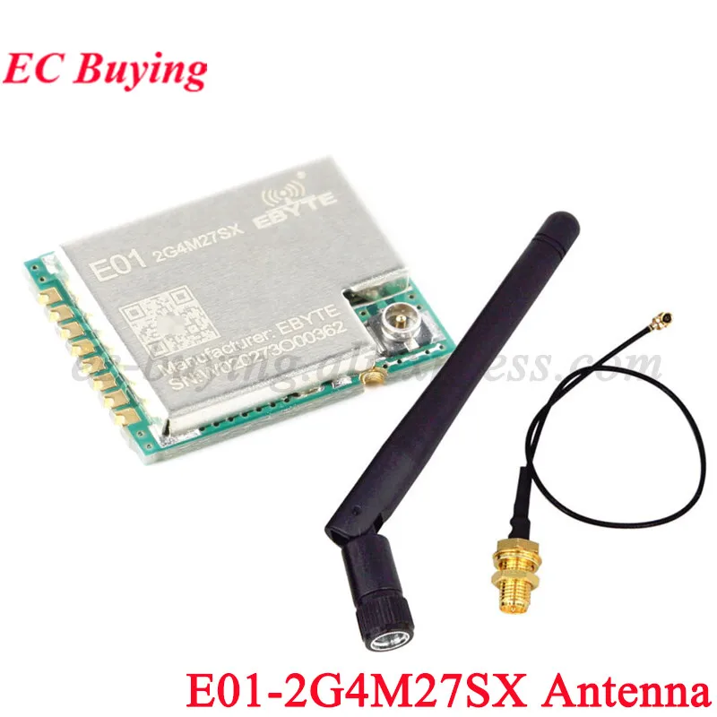 2G4M27SX nRF24L01+ Wifi Wireless Module 2.4GHZ RF Transceiver Module nRF24L01+PA+LNA 2.4G 4km Long Distannce Transmission 500mW