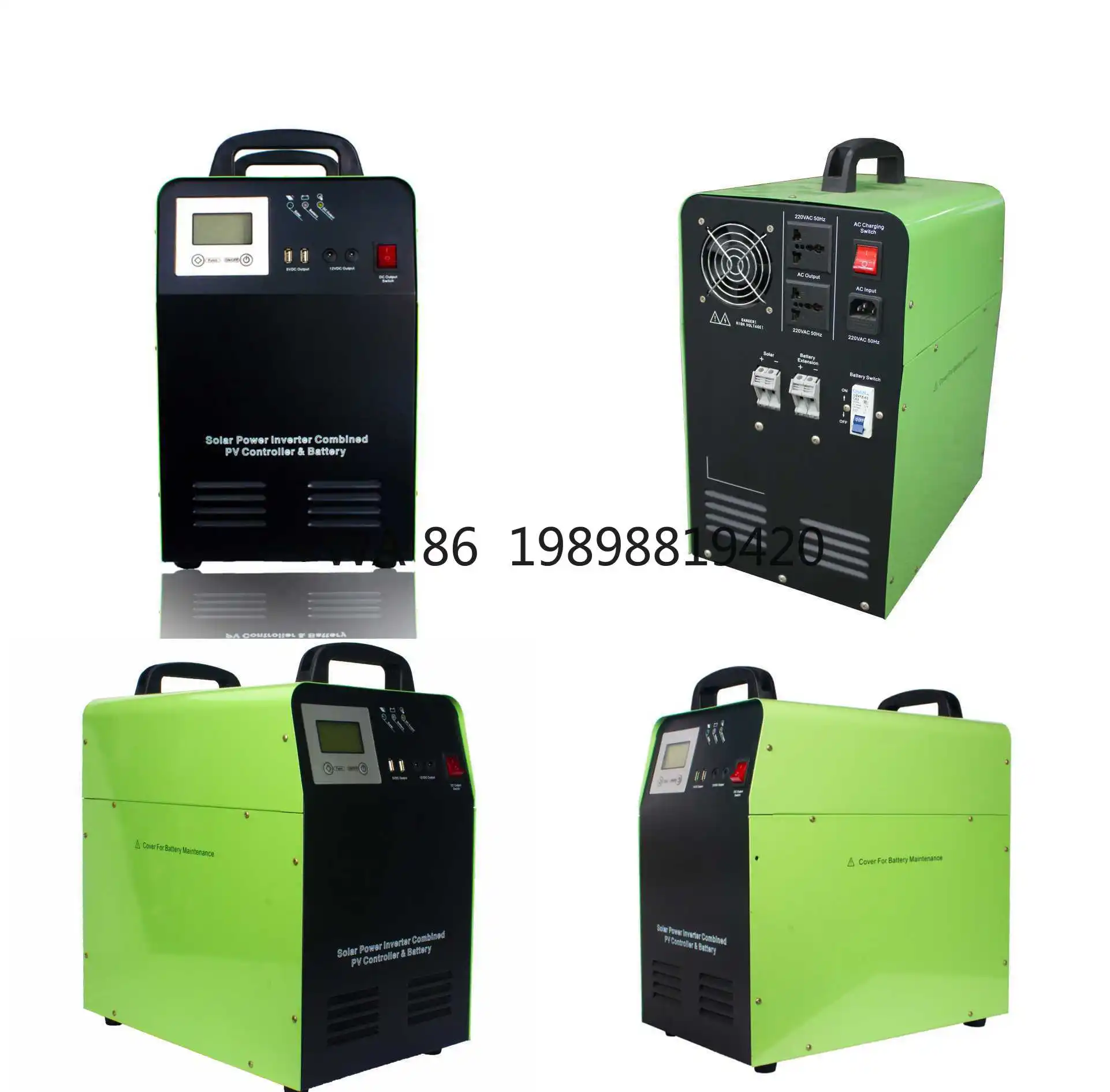 

Solar Generator 500W 1000W Portable Home Use Camping Solar Power System Generator