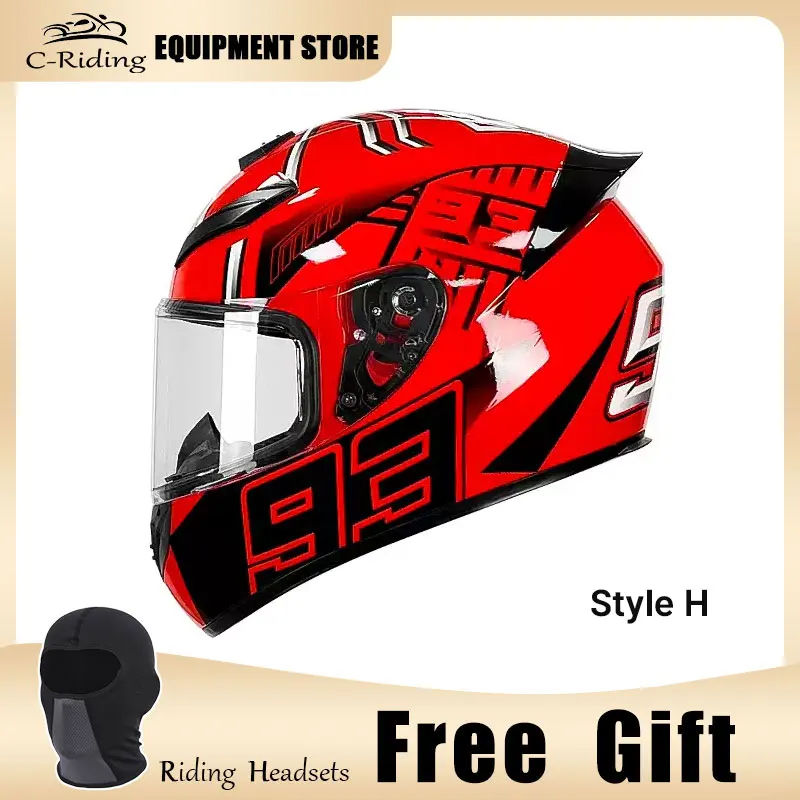 

Women Men Motorcycle Helmet Full Face Helmets For All Seasons Motor Bike Moto Scooter Motorbike Helmets