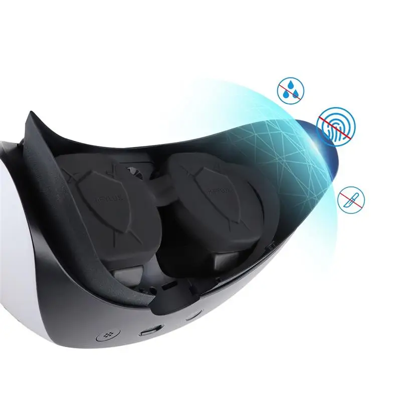 VR Lens Protector Capa Protetora Para Lente VR Dust-Proof E Anti-Scratch Cobre Manga De Proteção De Silicone Para PS VR2