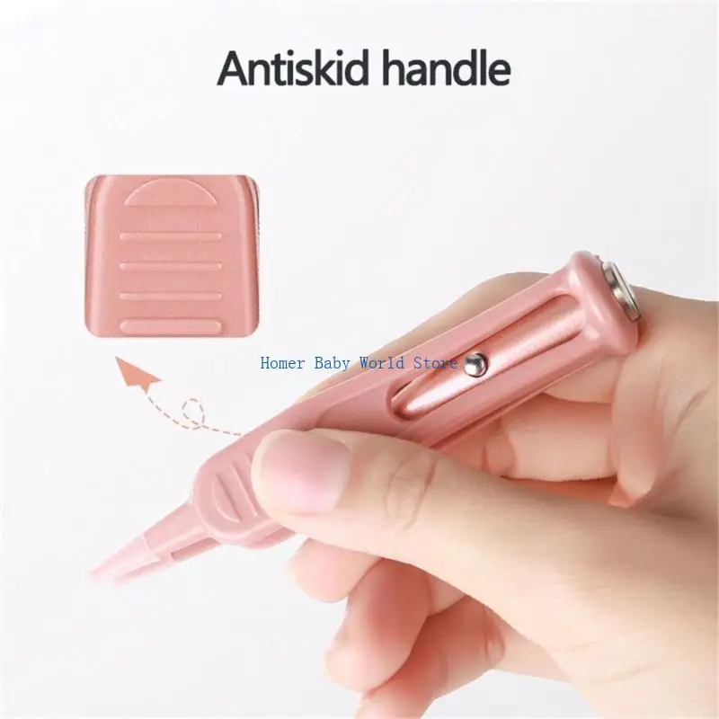 منظف B2QD Baby Booger للأنف يضيء خلاصات المخاط البلاستيكية لسهولة التنظيف #3