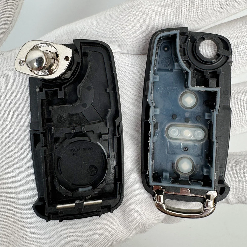 YOCASTY OEM 5K0837202AD llave remota abatible para VW Touran Jetta Tiguan Transporter PASSAT GOLF POLO 433Mhz integrado 48 CHIPD48