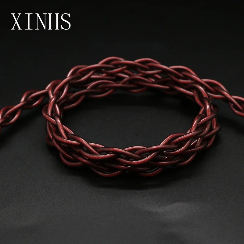 XINHS K16 4-core frozen single crystal copper silver plated palladium HiFi IEM headphone cable