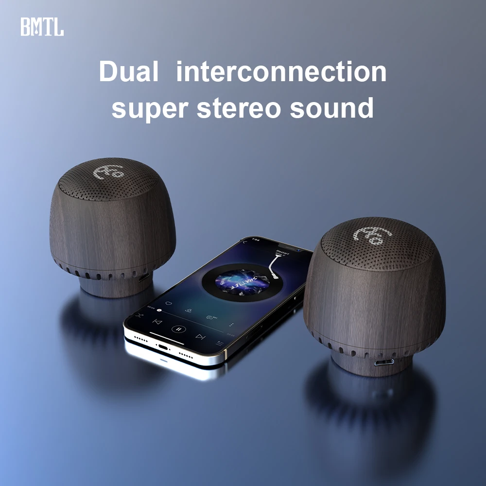 Xdobo BMTL Mushroom Wireless Bluetooth Speakers Creative Mushroom Shape Portable Portable Mini Compact TWS Stereo Music Center