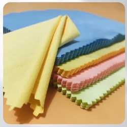 130*130mm 100pc glasses cloth microfiber thickened needle embossed silk eye cleaning cloth