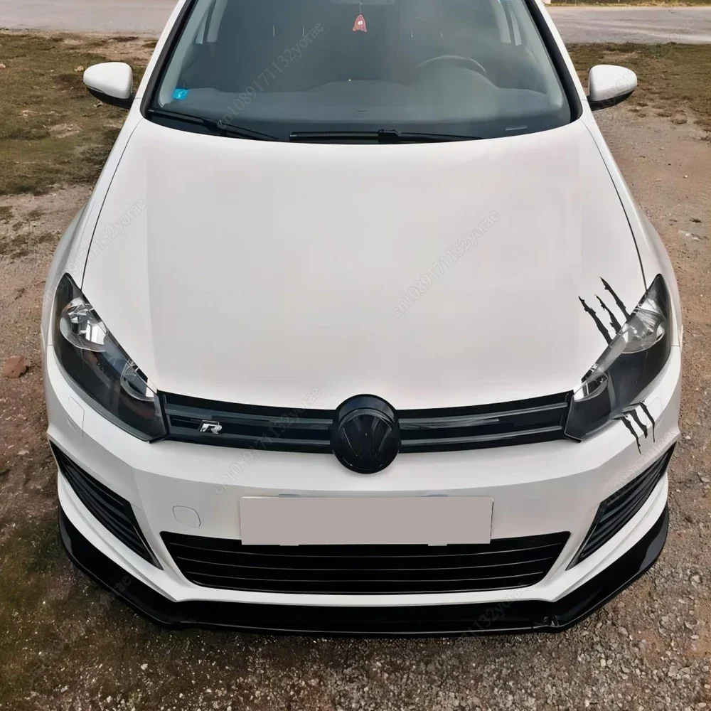 

Для VW Golf 6 MK6 R R20 2008-2013 Автомобильный передний бампер, спойлер, разделитель, диффузор, дефлектор и диффузор заднего бампера Canard Tuning