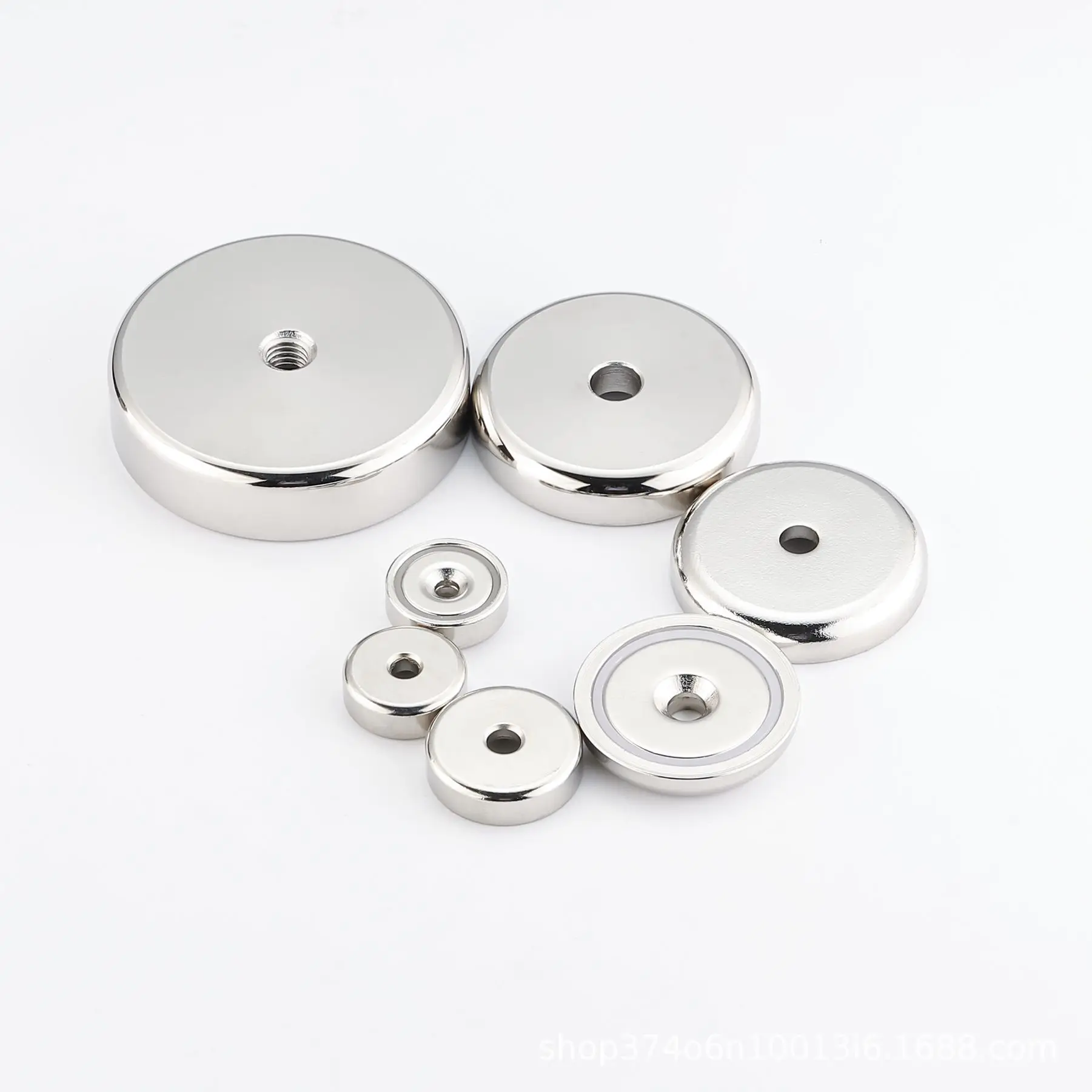 16-42mm Strong Neodymium Cup Magnets Rare Earth Magnets Neodymium Disc Countersunk Hole Magnets for Refrigerator Magnets Office