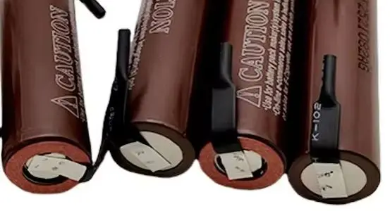 

18650 HG2 Original 2000mAh battery 3.7V battery with strips soldered battery for screwdrivers high current+DIY