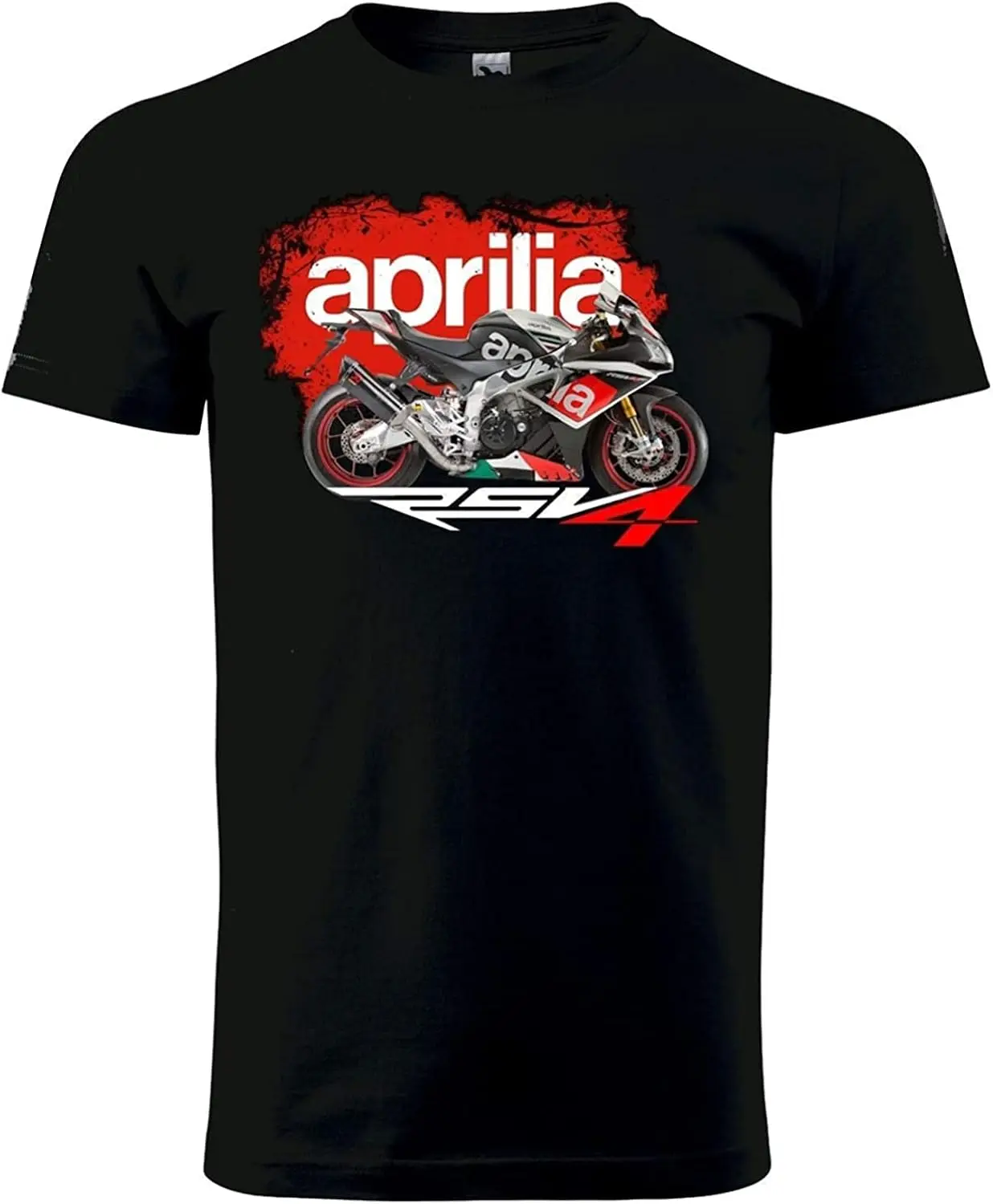 Italy RSV4 Motorcycle Fans Gifts T-Shirt 100% Cotton O-Neck Short Sleeve Summer Casual Mens T-shirt Rider Streetwear