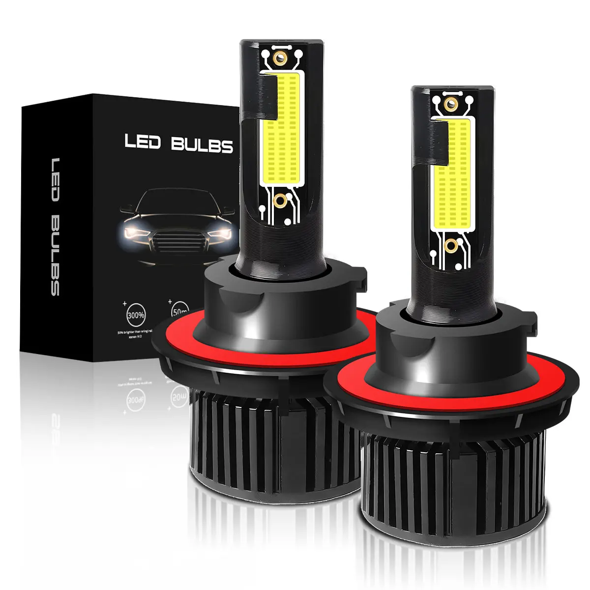 

Efficient Car H13 Headlight Bulbs with LED Technology H4 H7 HB2 9003 9008 Auto Lamp Retrofit