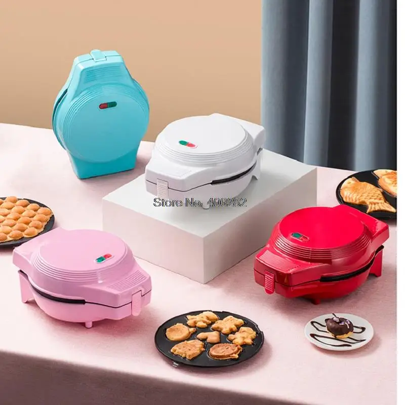 non-floating type ZM-277 220V Casa kitchen multifunction Egg Waffle Maker/Donut Machine/Heart Waffle Maker/Cake Pop Machine