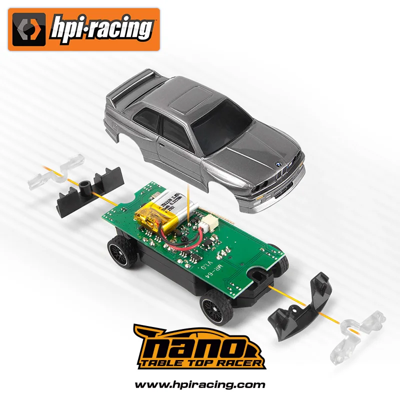 NUOVO 1:64 HPI Nano TTR M3 RAVAGLIA Rc Auto Mini Rc Drift Car Proporzione completa RTR Simulazione Auto da corsa ad alta velocità Giocattoli di compleanno