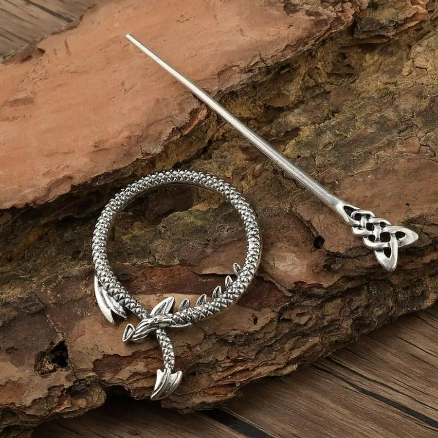 1/5/10/20/50/100pcs of Exquisite Niche Dragon-shaped Surround Hairpin, Simple Design, Ladies Hair Accessories, Elegant Daily Wea