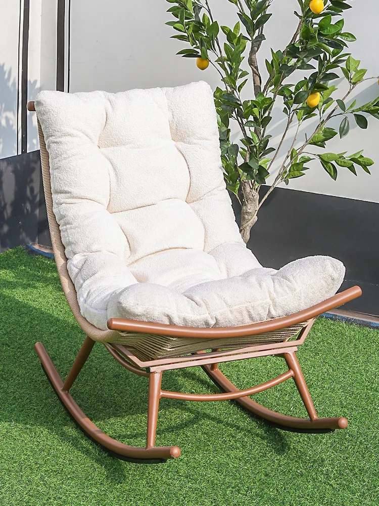 الحديثة داخلي/خارجي حديقة الروطان كرسي متأرجح شعبية الترفيه كرسي الكبار الاسترخاء كرسي صالة هزاز لحدائق بركة #3
