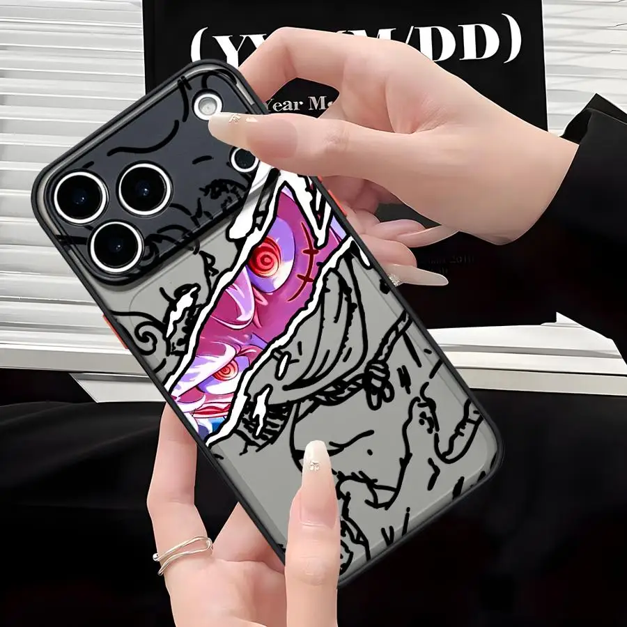 Funda Back Phone Cover Case for iPhone 17 Pro Max Air 14 15 17e 16 Plus 11 13 Mini 7 8 SE 12 XS XR One Gear 5 Luffys And Zoro view 6