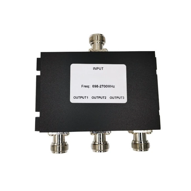 N‑Female RF Power Splitter 698‑2700MHz 2‑Way 3‑Way 4‑Way RF Signal Distribution Hardware Accessory