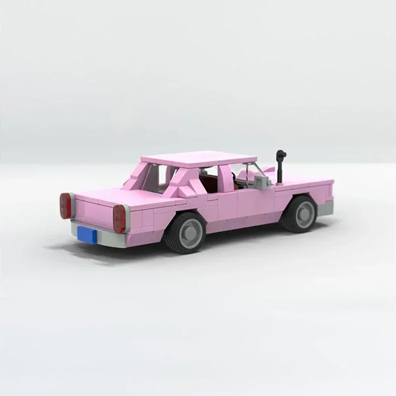 Moc tijolos de construção personagens anime populares rosa veículo modelo diy arquitetura tecnologia blocos presente brinquedos natal