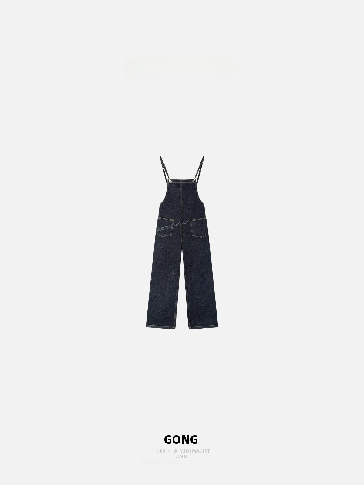 

Retro Design One-Piece Denim Overalls High Waist Straight Leg Spring 2026 New Arrival Women's Fashion Cotton Overalls