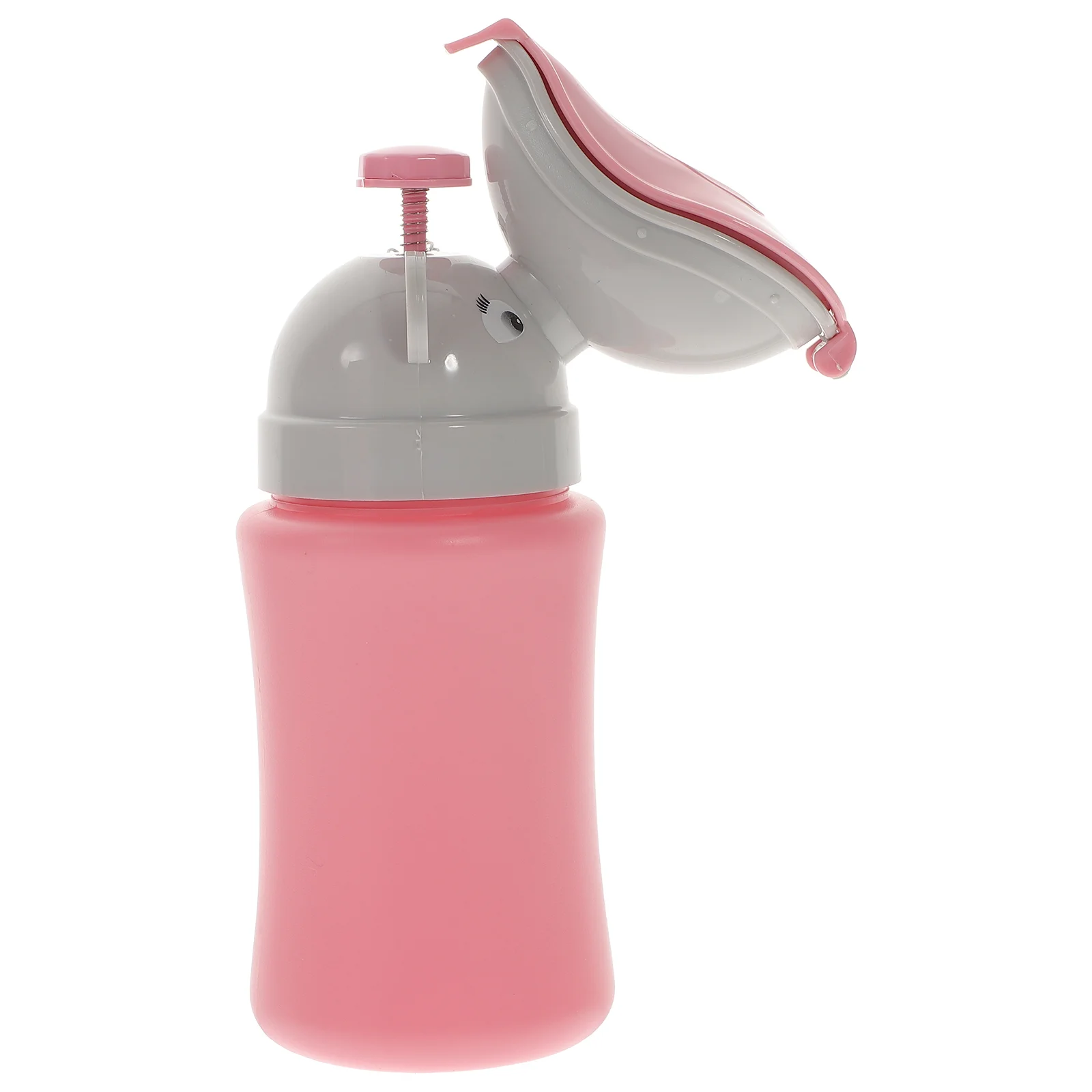 Botella de orinal para coche para niños, Mini contenedor portátil ligero, inodoro de emergencia para niños, sin fugas, forma de dibujos animados, Material PP, coche