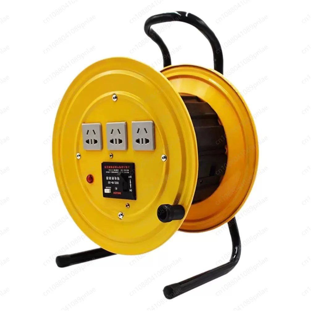 Empty Cable Reel Portable Wire Winder Heavy Duty Cord Storage Organizer Spool