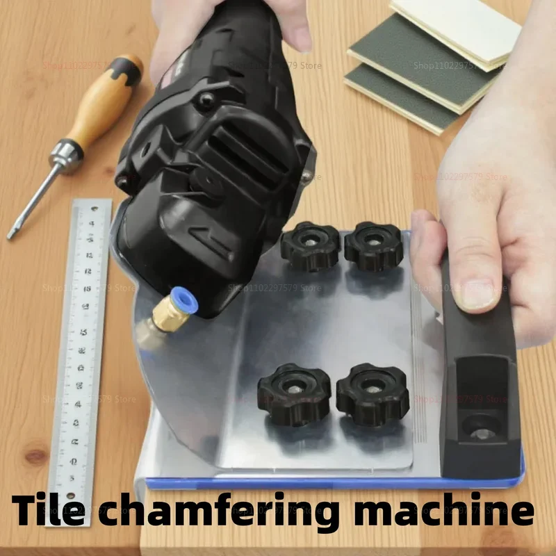حامل طاحونة زاوية للبلاط 45 درجة أداة قطع الشطب لحافة بلاط الحجر السيراميك الميلا والتشطيب مثالي للاستخدام بنفسك #3
