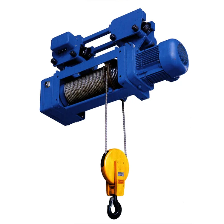 Double Lifting Speed Wire Rope Hoist 2 Tons 3 Meters Wire Rope Electric Hoist for Construction Site
