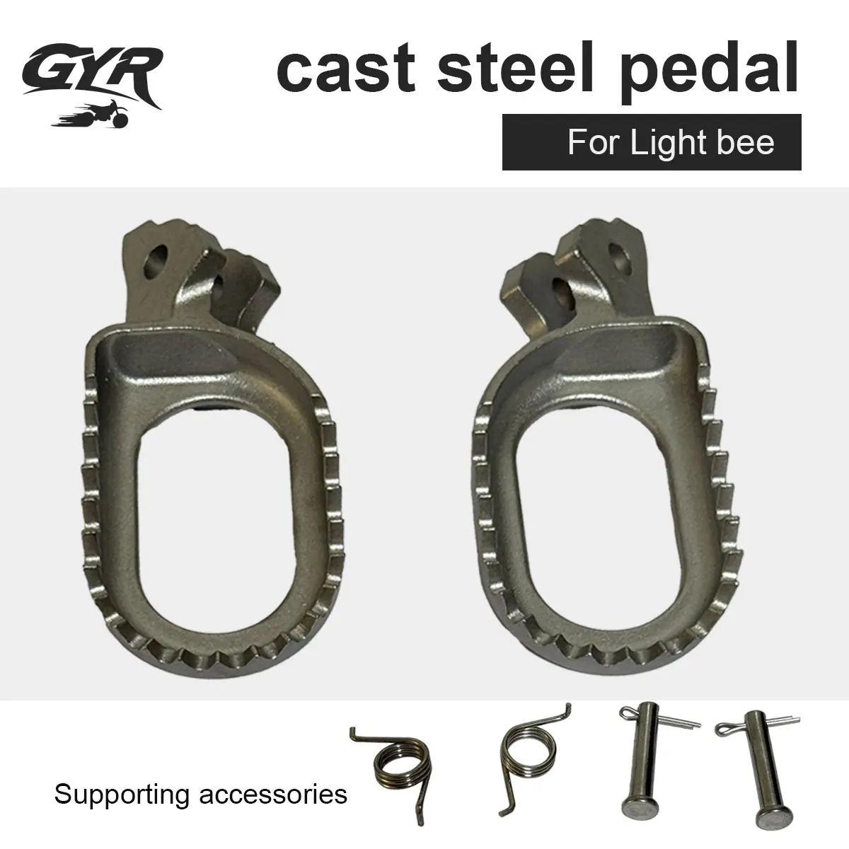 

Для Sur Ron Surron Light Bee X/S педаль из литой стали с ЧПУ, подставка для педали Talaria Moto Acessorios, электрический мотоцикл