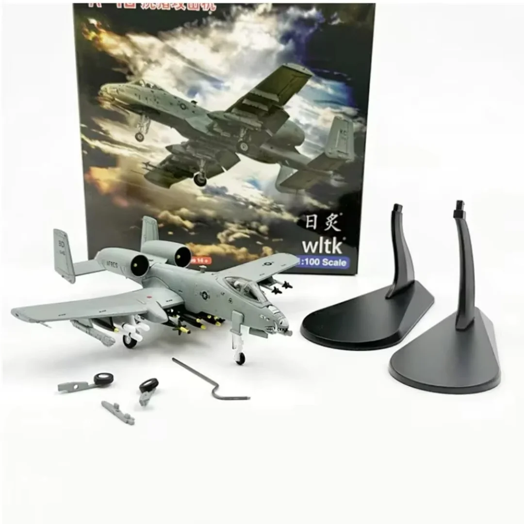 

Diecast 1/100 Scale A-10C Military Fighter Aircraft Alloy Finished Airplane Attack Model Collectible Hobby Display With Base