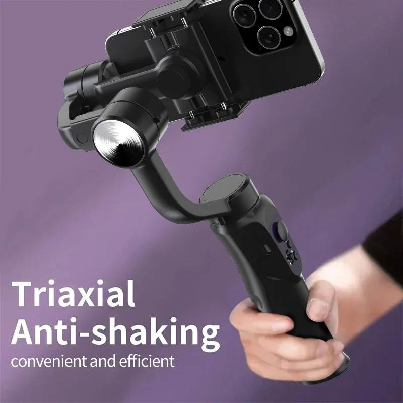 

3-Axis Gimbal Stabilizer Smartphone Foldable Handheld Phone Smile Snapshot Vlgo Video Record For iPhone Cellphone Huawei