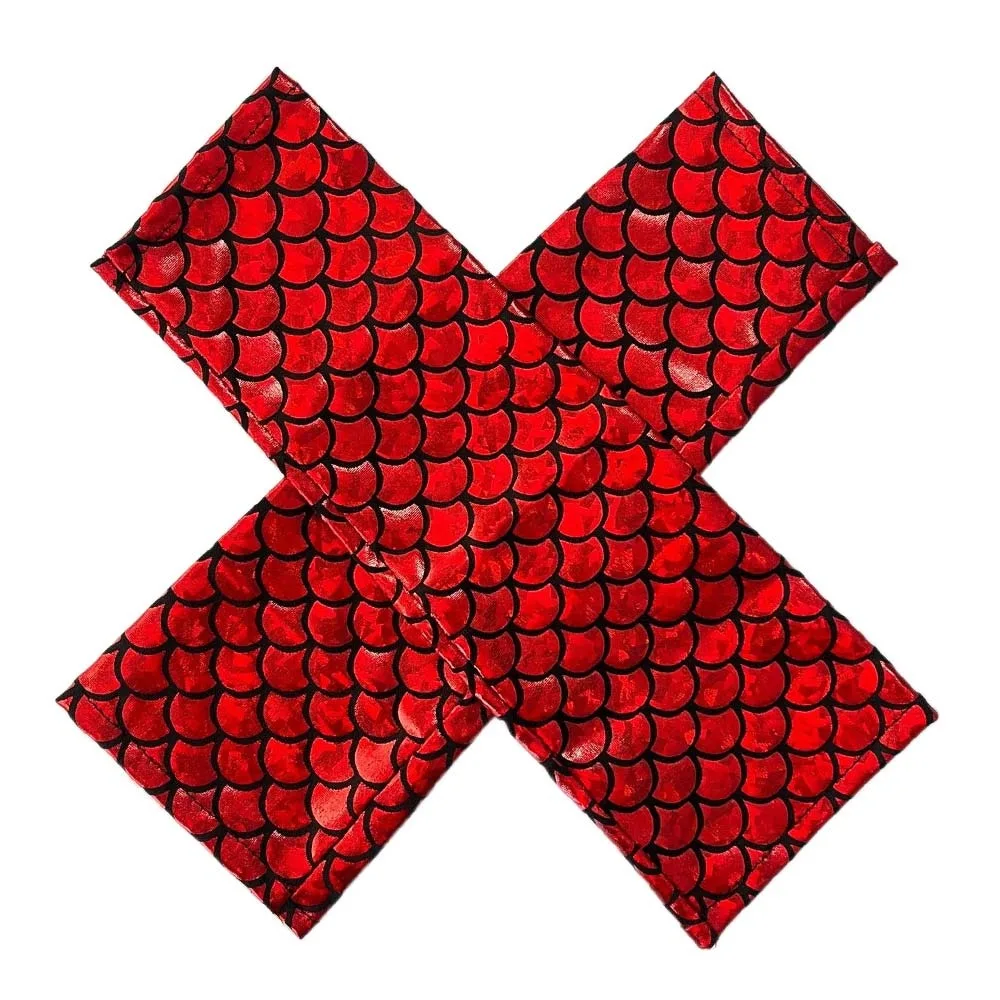 الملونة تصميم مقياس السمك قفازات مقياس السمك نمط أزياء شخصية حورية البحر قفازات طويلة طول أكمام أذرع تبريد ملابس تنكرية للحفلات #1