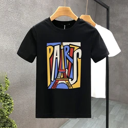 2023 2yk Luxury Brand Design For Men's T-shirt Cotton High Quality Paris Printing Summer Tees Brand Tops Unisex Oversized S-7XL