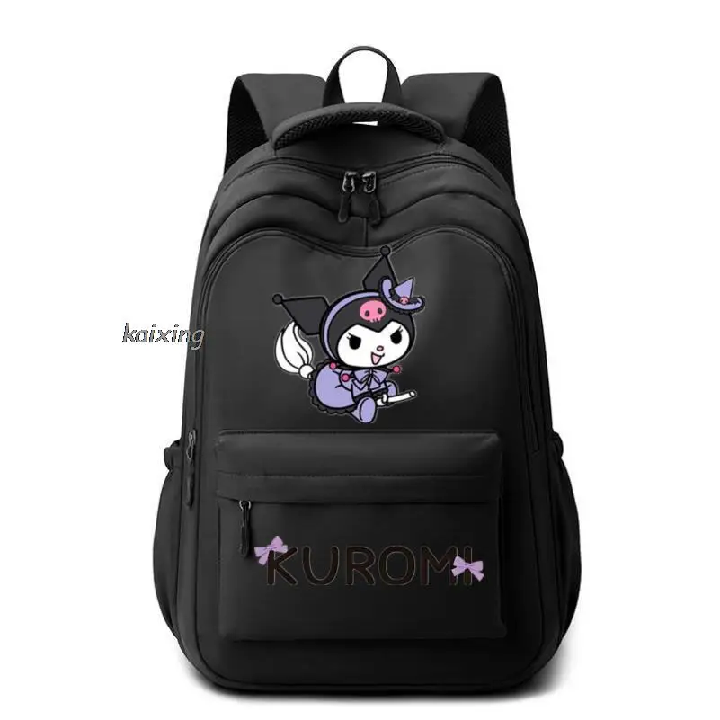 Backpacks Lovely Kuromi Melody Boy Girl Kids School Book Bags Women Bagpack Teenagers Schoolbags Canvas Travel Laptop Backpackk