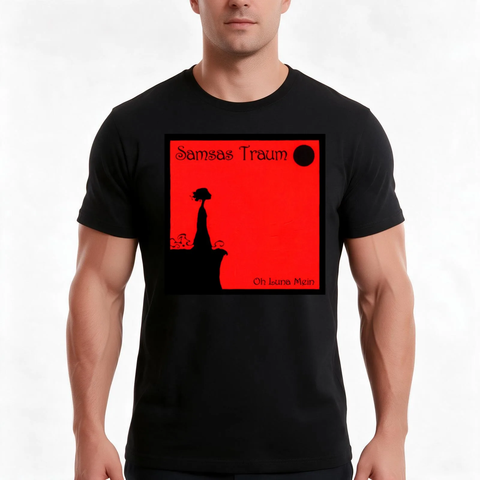 Samsas Traum - Oh Luna Mein Album 2000 T-Shirt Summer Casual Cotton Tee Oversized Streetwear Tops Vintage Graphic Print