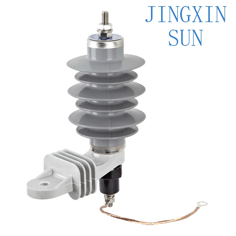Wholesale IEC 11KV 12KV 15kv 21KV 24KV 33KV 5KA 10KA Metal Zinc Oxide Polymer Surge Arrester Lightning Arrester Price Arrestor