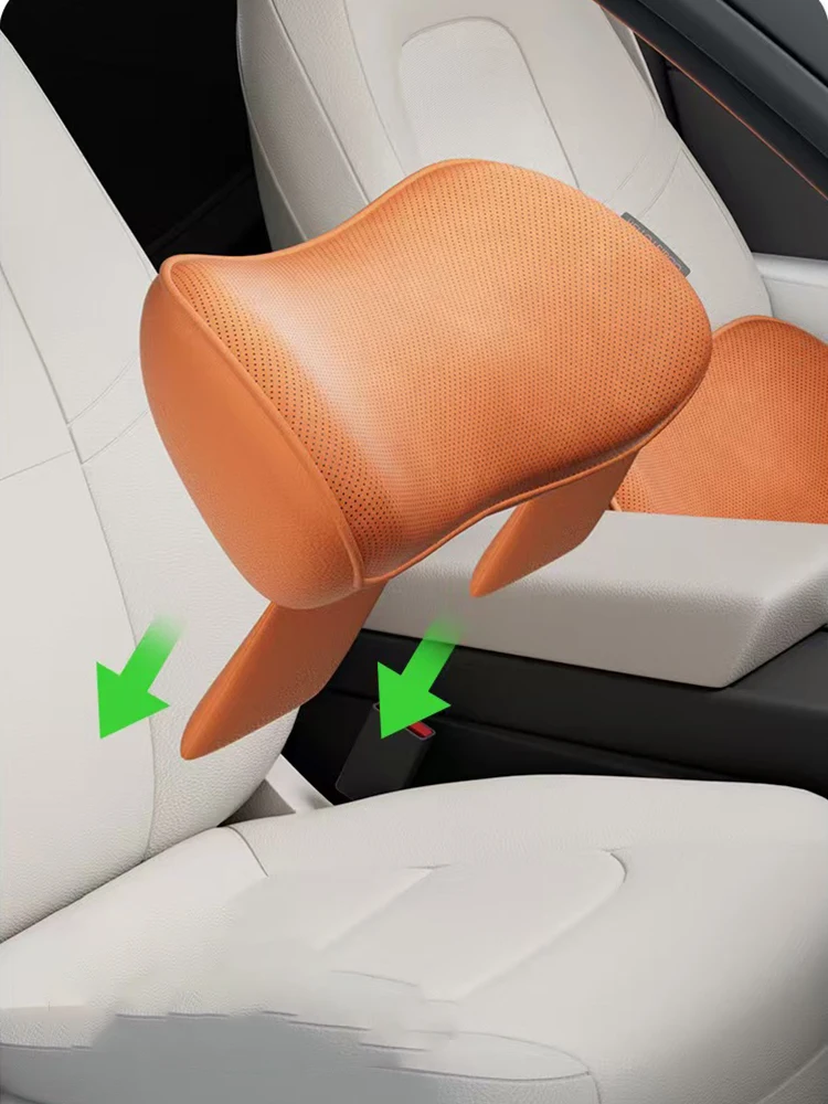 Car Backrest Pillow Soft Car Seat Lumbar Support Anti slip Car Backrest Cushion Used for Long distance Driving Seat Wheelchair