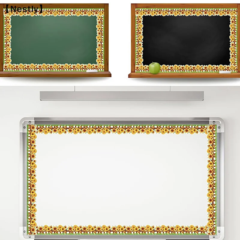 32 Colors 18M Self Adhesive Border Classroom Decors Border Trim Sticker Colorful Dot Trim Border Bulletin Board Border 〔Nest〕