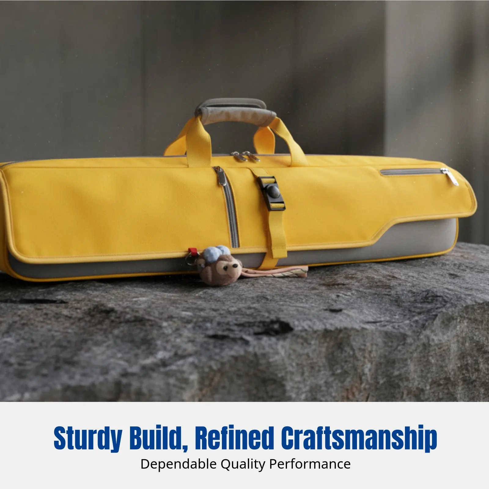 

Professional Billiard Cue Bag, 8-Hole Storage, Split Shaft Compatible, Portable Cue Case, Large Head, Shoulder Carry