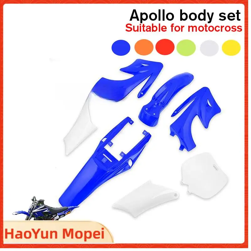 Body Plastic Cover Fairing Kit Mudguard Fit For APOLLO ORION 70CC 110CC 125CC 150CC DIRT BIKE PLASTICS LONG STYLE Accessories