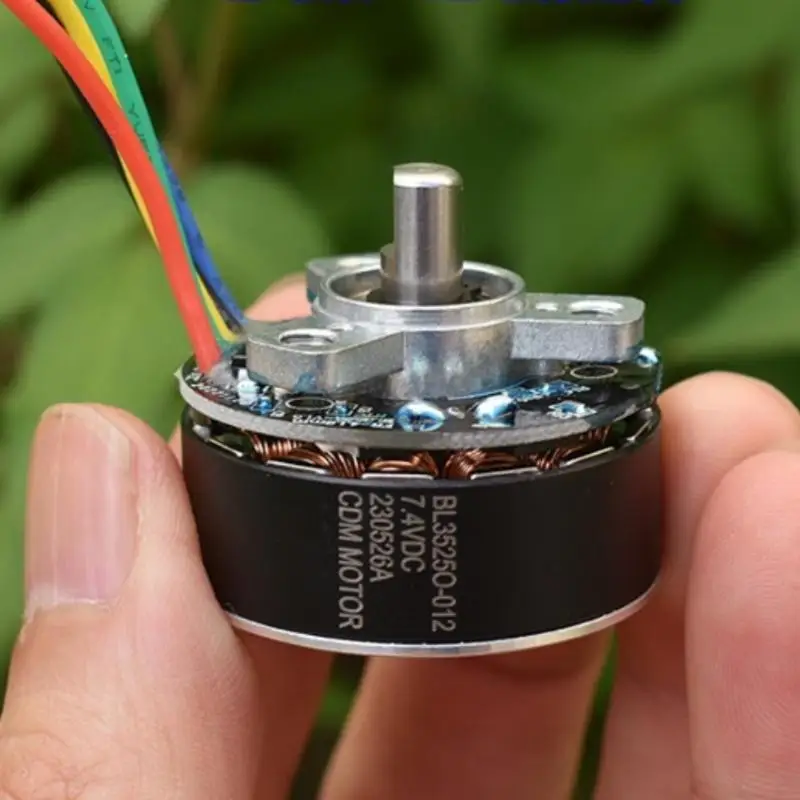 35 مللي متر BLDC فرش السيارات مع سائق محرك كهربائي BL3525O DC7.4V 3200 دورة في الدقيقة عزم دوران كبير محرك قوي PWM سرعة #5