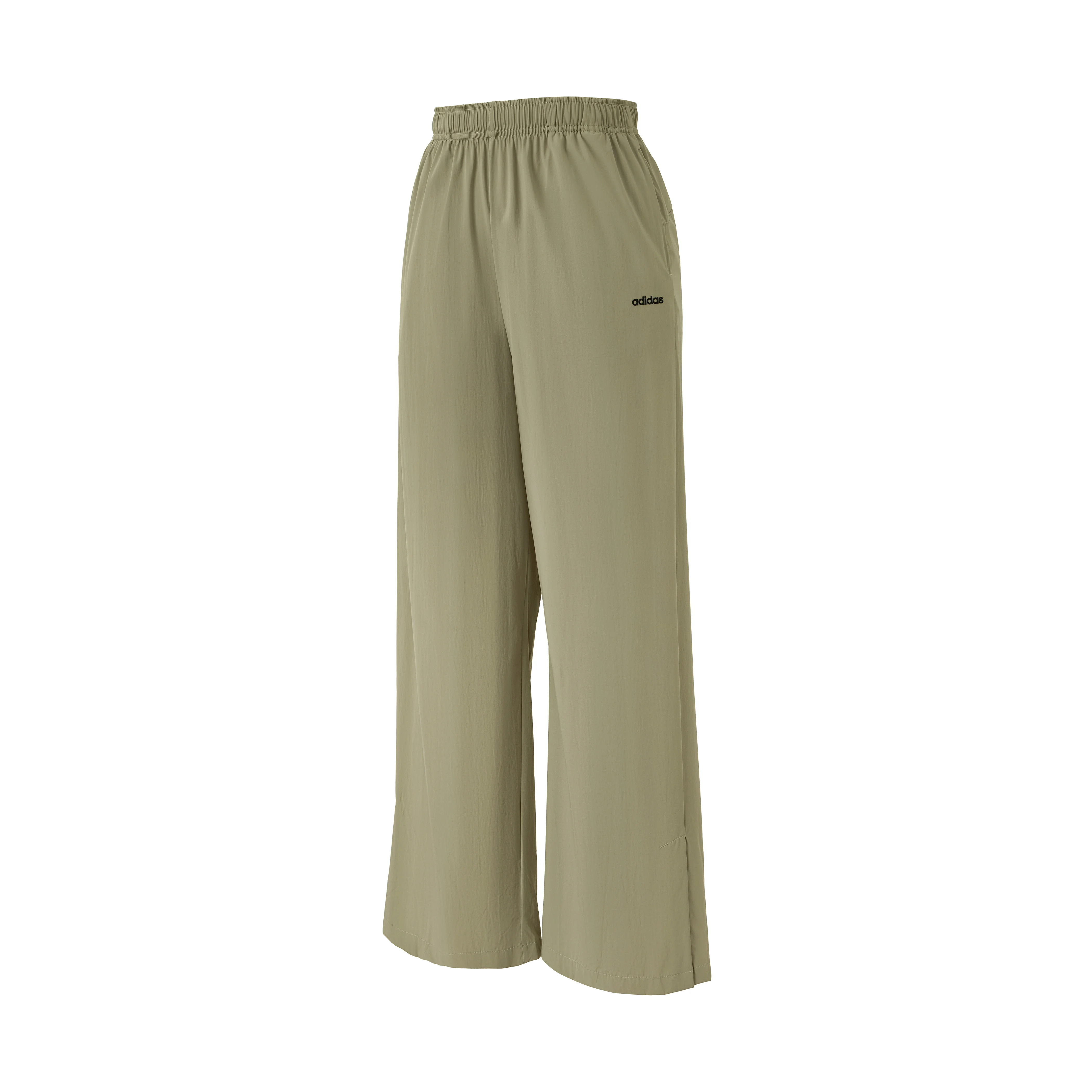 

Adidas Stylish and Versatile Women's Sports Trousers. The Classic Khaki Color and Wide - leg Design Highlight Lazy Vitality