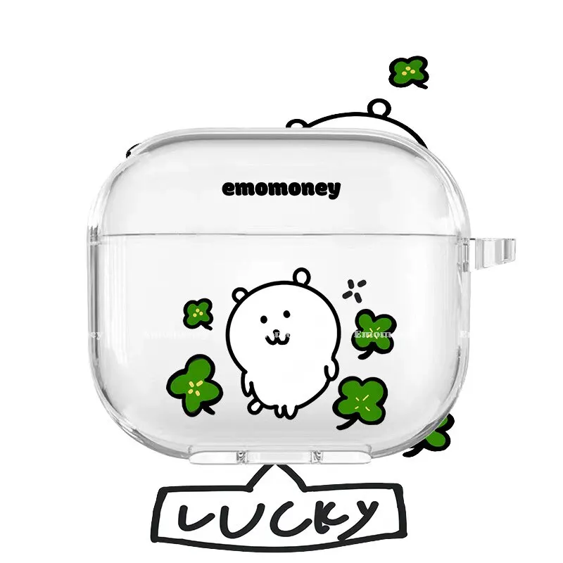 Étui pour Airpods Pro 3 Pro2 Pro avec motif d'anime, coque Bluetooth sans fil pour Airpods 1 2 3 4 avec oreilles suspendues, coque en silicone