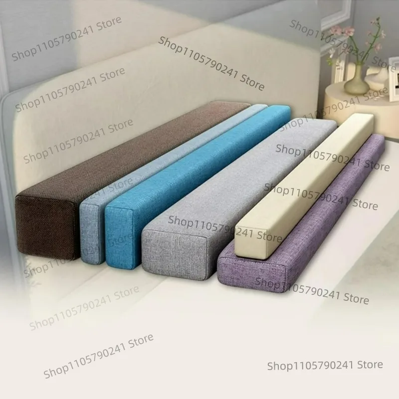 Headboard Gap Filler Bed Extender Velvet Cushion Mattress Pillow For Sofa Bed