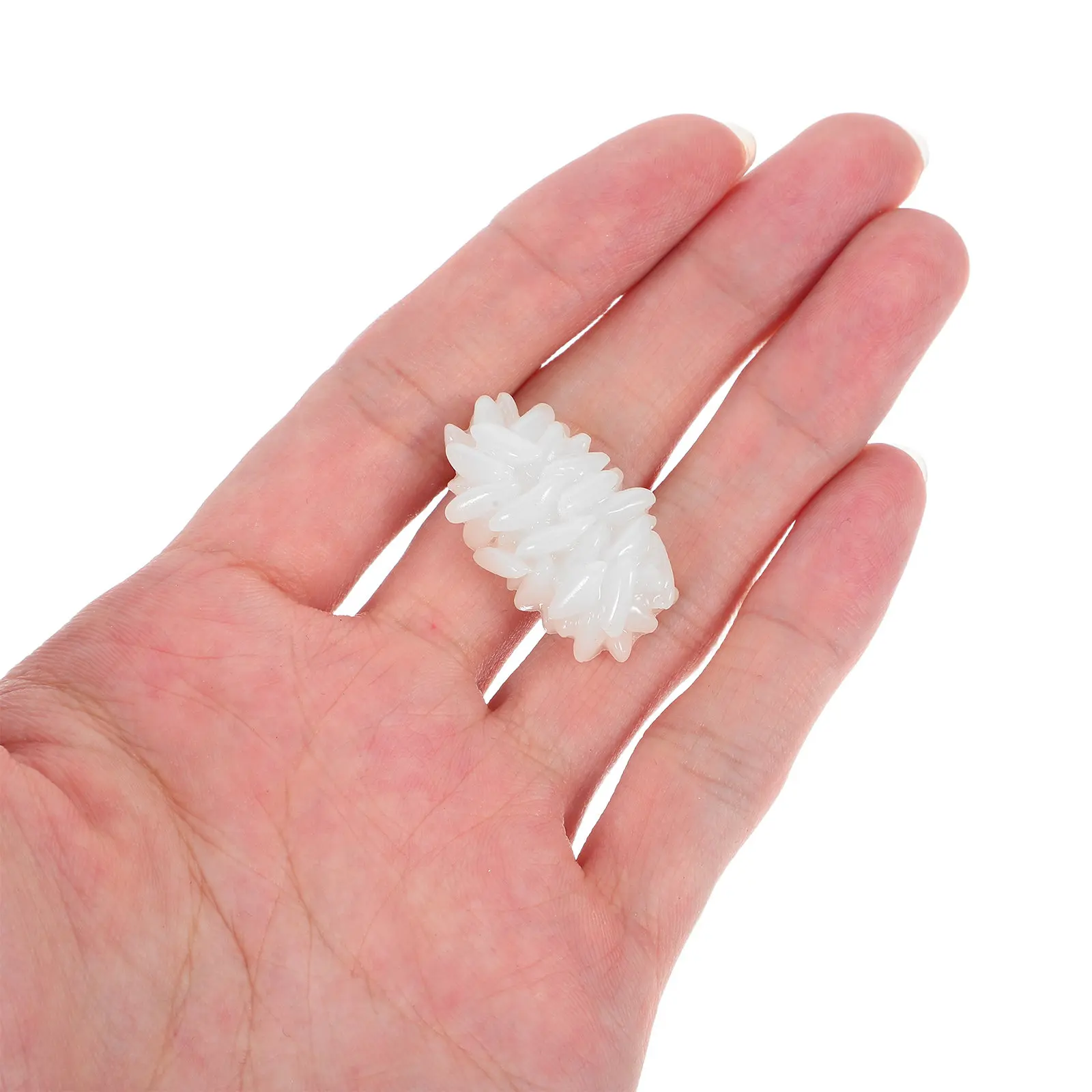 

20 шт. Искусственный рис из смолы, реалистичный, для декора, идеально подходит для фотосъемки, демонстрации в пекарнях, домашнего декора, DIY-проектов